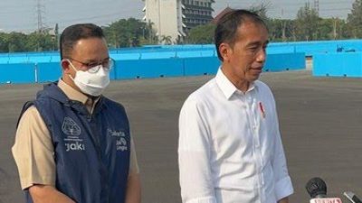 Anies: Terima Kasih Presiden Jokowi Sudah Hadir ke Sirkuit Formula E