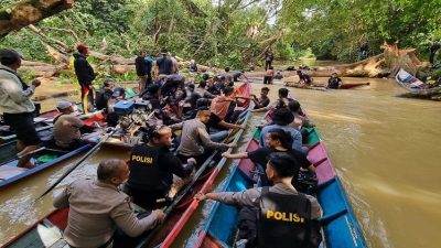 Polisi Gerebek Tambang Emas Ilegal di Muratara