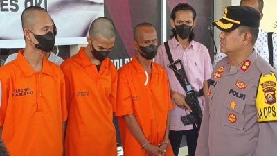 Polres OKI Tangkap 2 Pria Membawa 2 Kilogram Sabu Asal Palembang