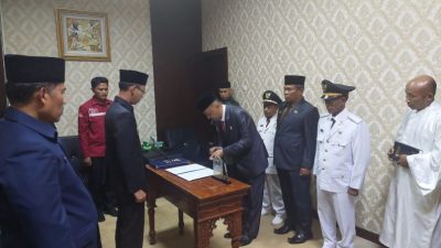 Lagi, Pemkab OKUT Rotasi Sejumlah Pejabat Eselon ll dan lll