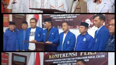 Hari ke 12, Empat Parpol Daftarkan Berkas Ke KPU OKU Timur