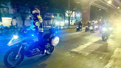 Jaga Kamtibmas, Kapolda Sumsel Patroli Bersama Ratusan Anggota Klub Motor di Kota Palembang 