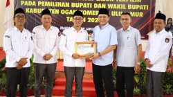 KPU Gelar Pleno, Enos-Yudha Pimpin OKU Timur Periode 2025-2030