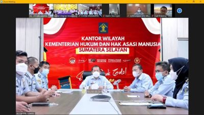 Kemenkum Sumsel Targetkan PNBP Tahun 2022 Capai Rp 27 Miliar