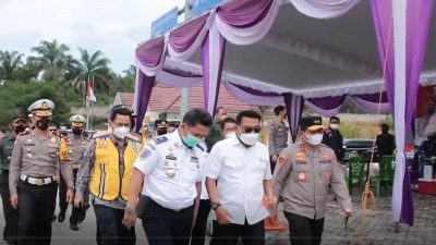 Moeldoko Pantau Kesiapan Jalur Mudik Lampung – Palembang