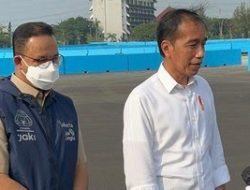 Anies: Terima Kasih Presiden Jokowi Sudah Hadir ke Sirkuit Formula E