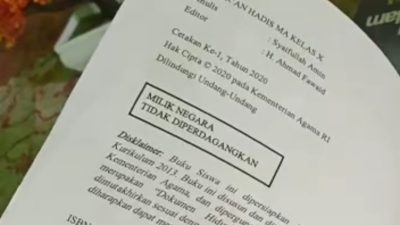 Buku Berlebel Kemenag Diduga Diperjualbelikan ke MA di OKU Timur