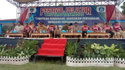 Resmi Dibuka Bupati, Ribuan Siswa Ikuti Festival Pelajar OKU Timur 2022