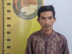 Usai Hisap Sabu, Agus Ditangkap Aparat Polres OKU Timur