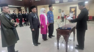 21 Pejabat Resmi Dilantik Sekda OKU Timur