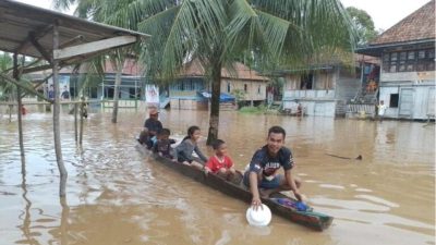 Sungai Rawas Meluap, Lima Kecamatan Muratara Terendam Banjir