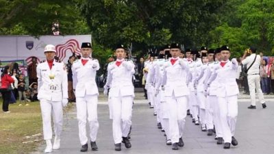 Sukses Jalankan Tugas, Inilah Nama-nama Pasukan 17 Paskibraka OKU Timur 