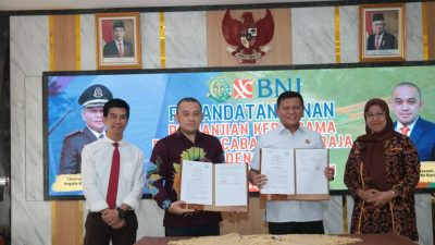 Kejari OKU Bersama BNI Sepakati Kerjasama Bidang Datun