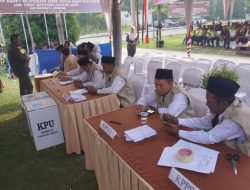 KPU OKUT Gelar Simulasi Pemungutan dan Perhitungan Suara